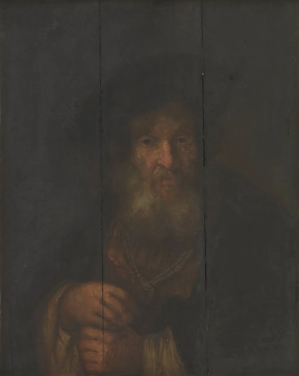 Portrait of an Old Jew, by Unknown, unspecified, 1643