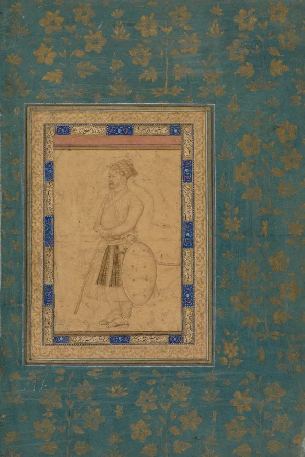 Portrait of an Unidentified Noble from Shah Jahan's Court, by Unknown, unspecified, 1645
