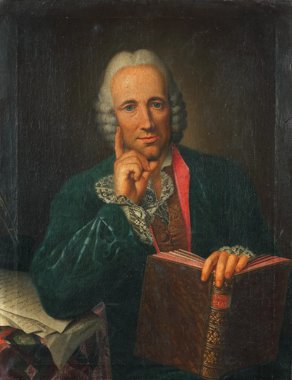 Portrait of an Unknown Lawyer, by Unknown, oil, 1800