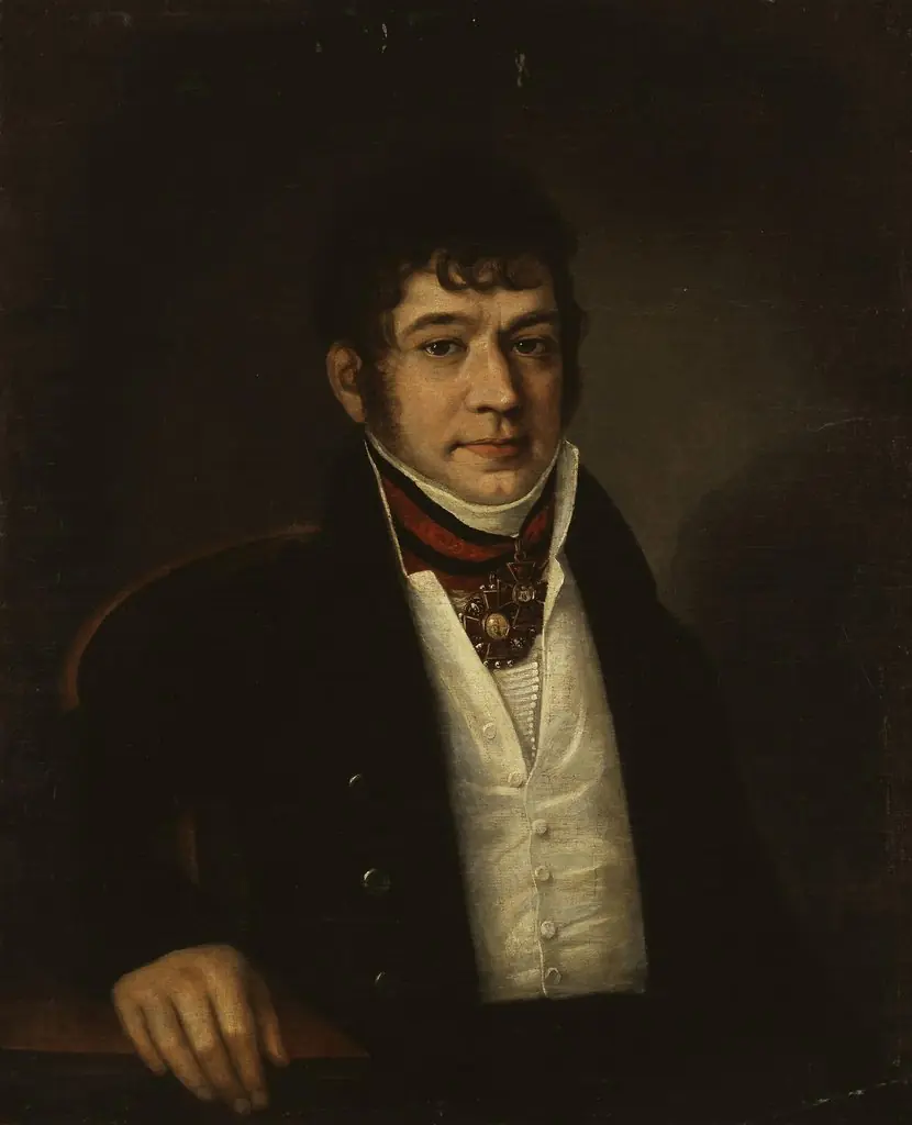 "Portrait of an Unknown Man from the Ogariov Family" (Platon Bogdanovich Ogariov?), by Unknown