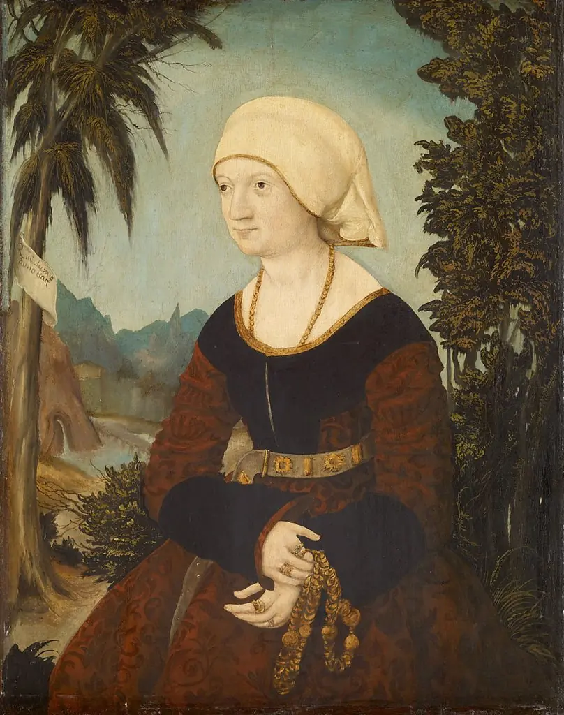 Portrait of an unknown woman, by Unknown