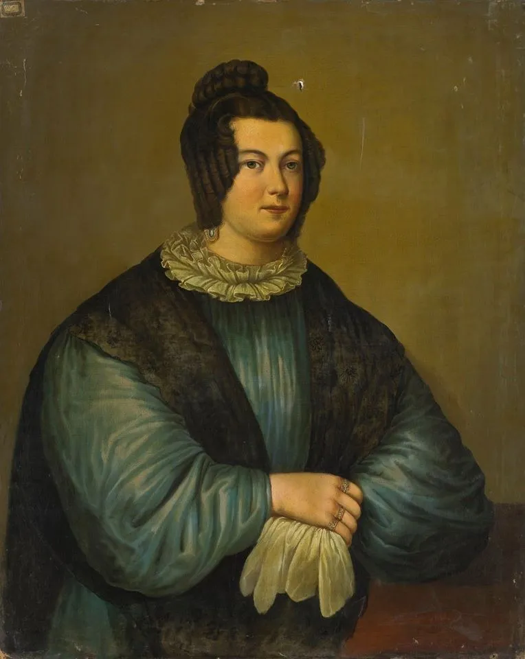 Portrait of Anastasia Dolgorukova, by Unknown, oil, 1806