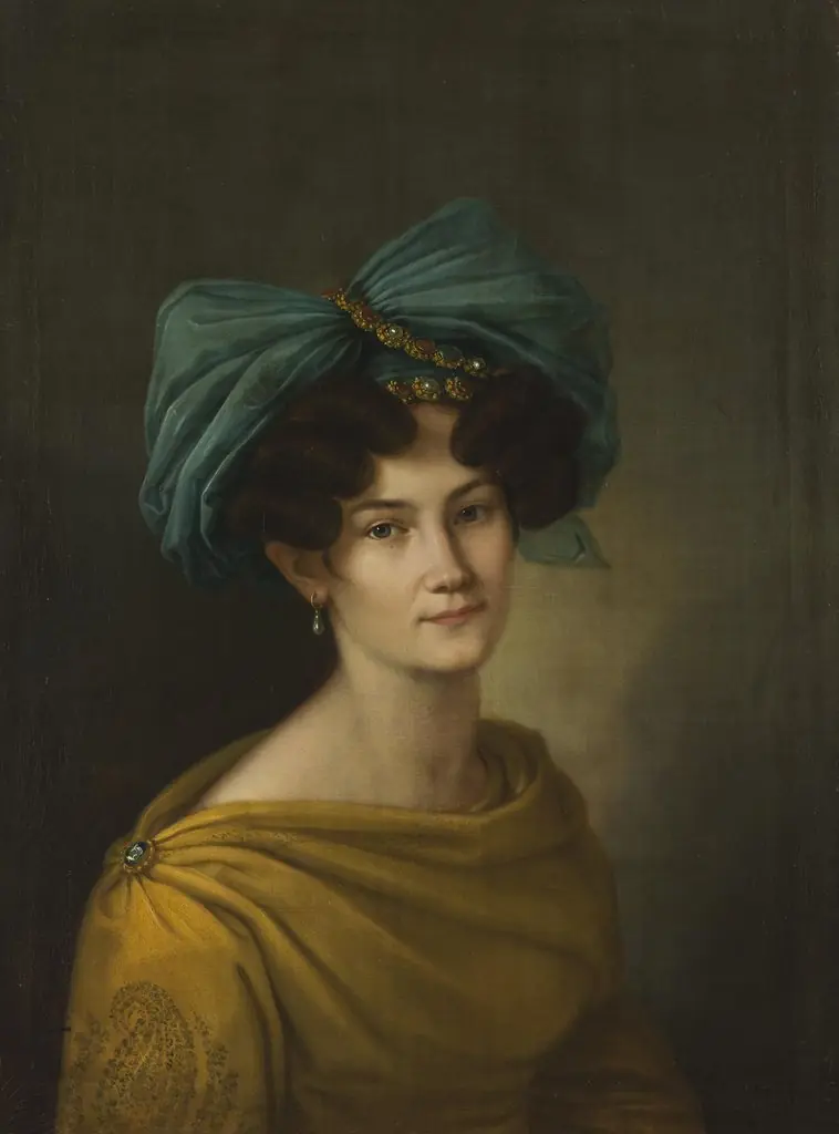 Portrait of Anastasia Vadkovskaya, by Unknown