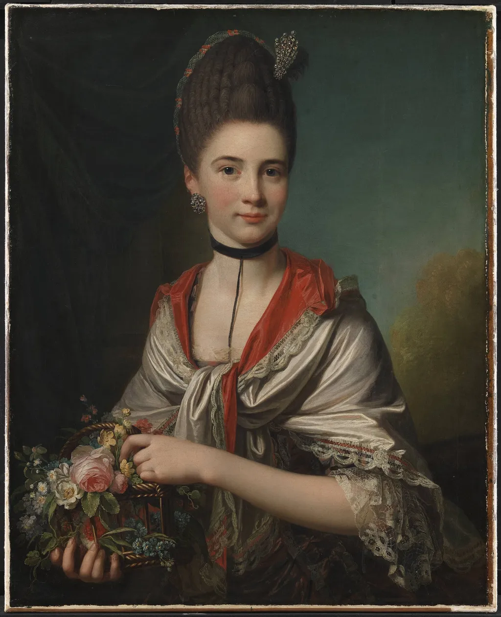 Portrait of Anna Elisabeth Battier, née Storp, by Unknown, unspecified, 1771