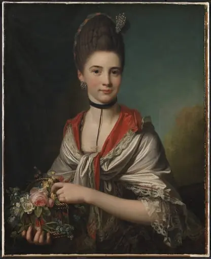 Portrait of Anna Elisabeth Battier, née Storp, by Unknown