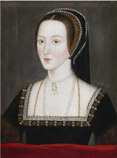 Portrait of Anne Boleyn (1507-1536), 2nd wife of King Henry VIII, by Unknown