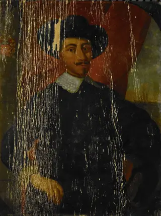 Portrait of Antonio van Diemen, Governor-General of the Dutch East Indies, by Unknown, 1650