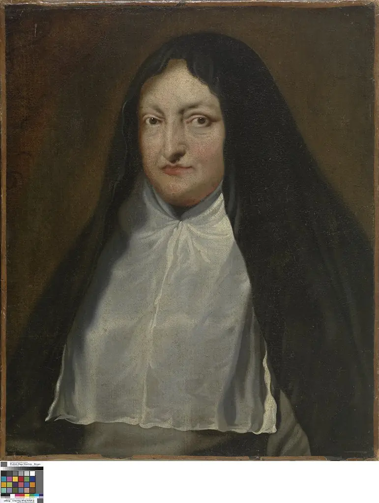 Portrait of Archduchess Isabella Clara Eugenia as Clarisse, by Unknown