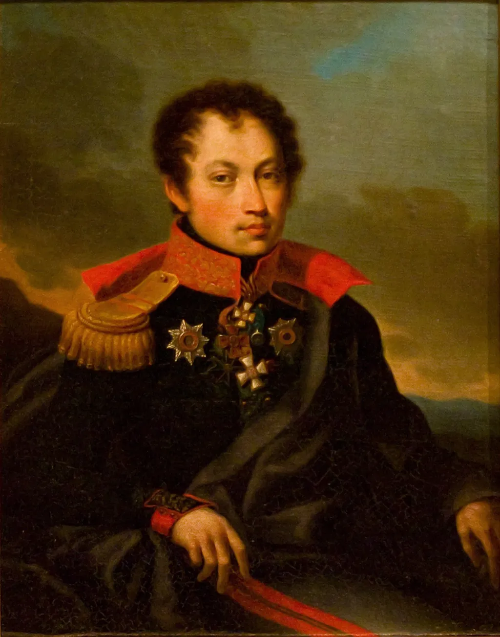Portrait of Baron G.V. Rosen, by Unknown, oil, 1817