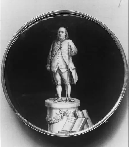 Portrait of Benjamin Franklin, by Unknown, 1829