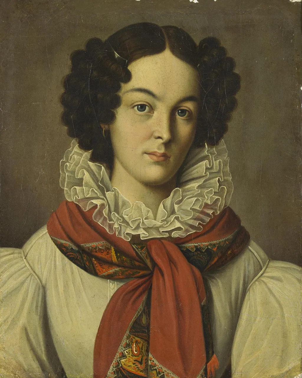 Portrait of Camilla Ivasheva, by Unknown, oil, 1831