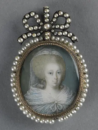 Portrait of Carolina van Oranje- Nassau (1743-1787), by Unknown, 1794