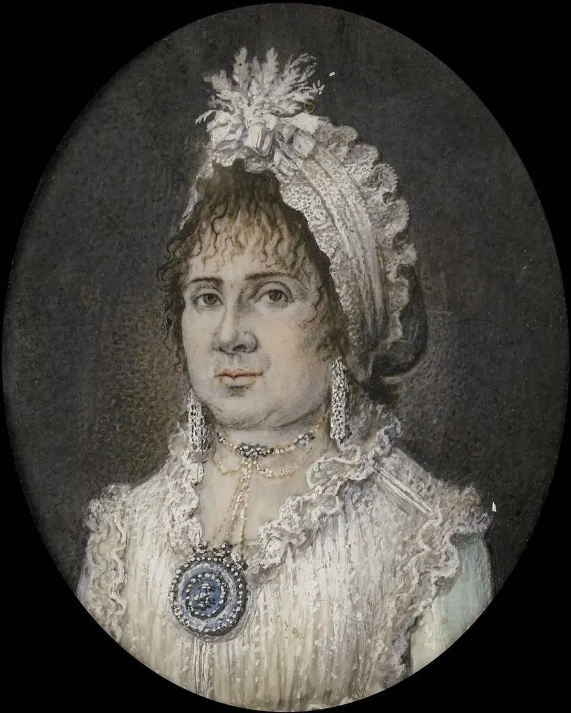 Portrait of Catharina Theresia Weber ( -1847), by Unknown