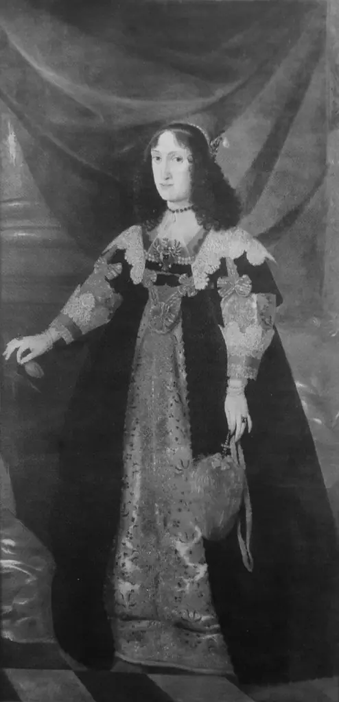 Portrait of Cecilia Renata of Austria with a tulip, by Unknown
