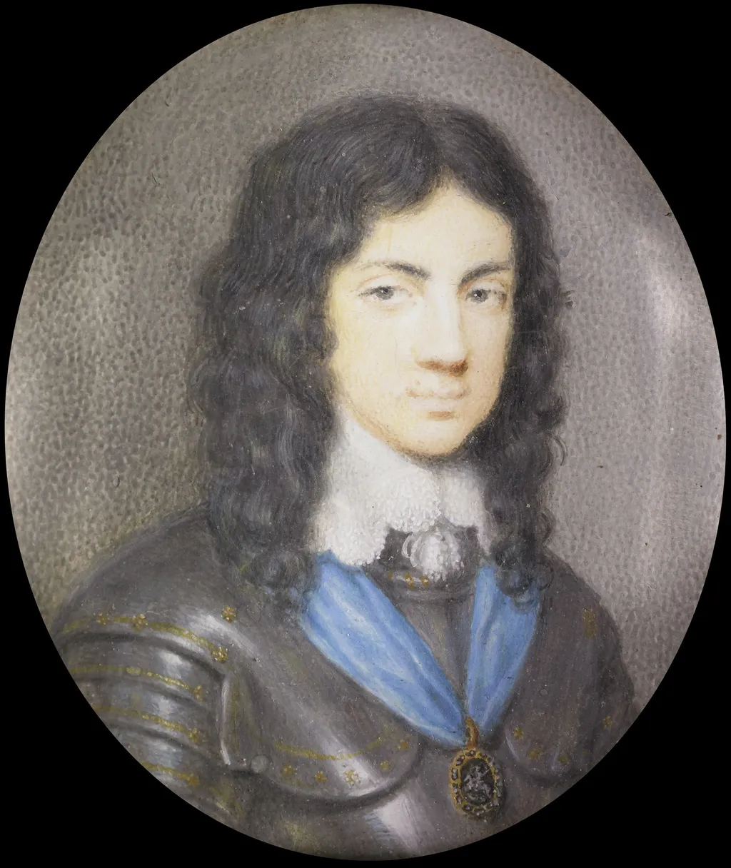 Portrait of Charles II Stuart (1630-1685), by Unknown, unspecified, 1650