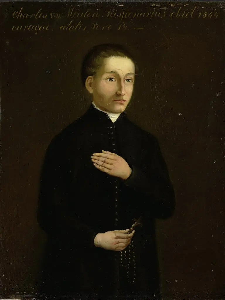 Portrait of Charles van der Meulen, Missionary to Curaçao, by Unknown