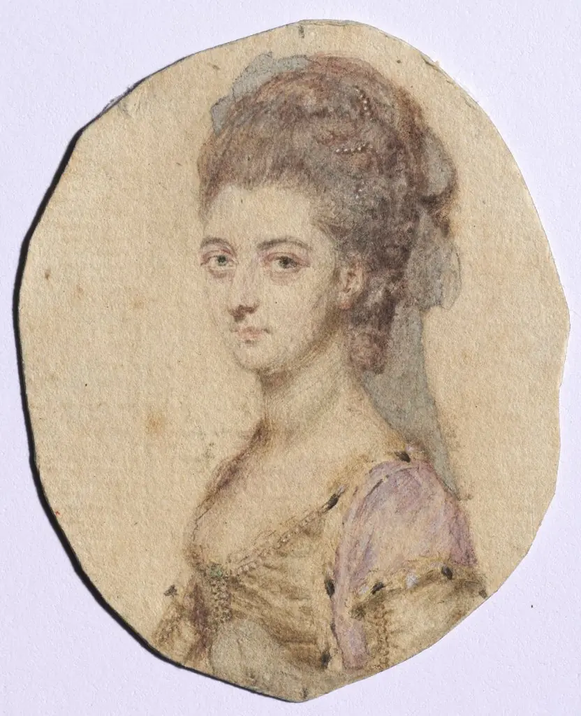 Portrait of Charlotte Bertie, née Warren, 4th Countess of Abingdon, by Unknown