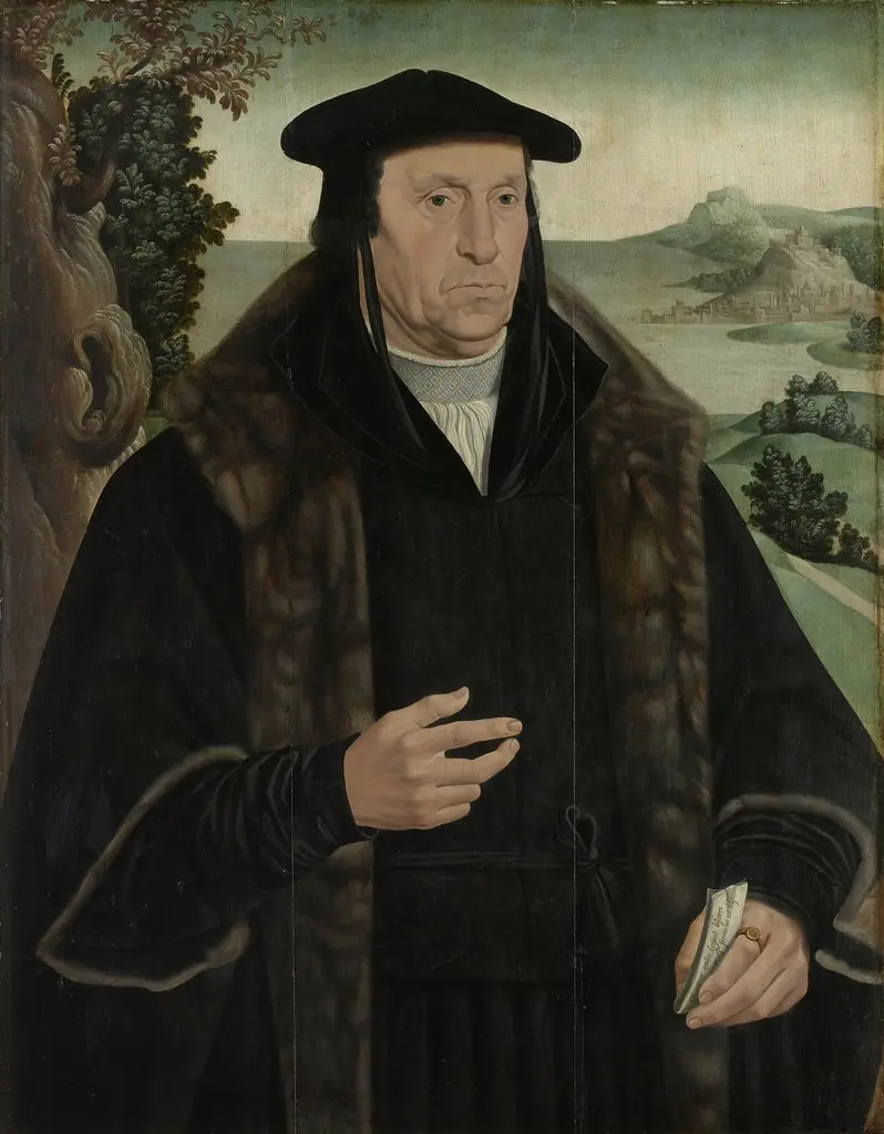 Portrait of Cornelis Aerentsz van der Dussen (1481-1556), by Unknown