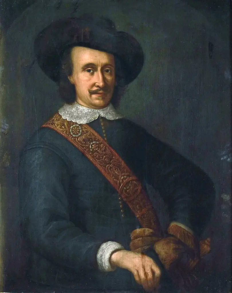 Portrait of Cornelis van der Lijn, Governor-General of the Dutch East Indies, by Unknown