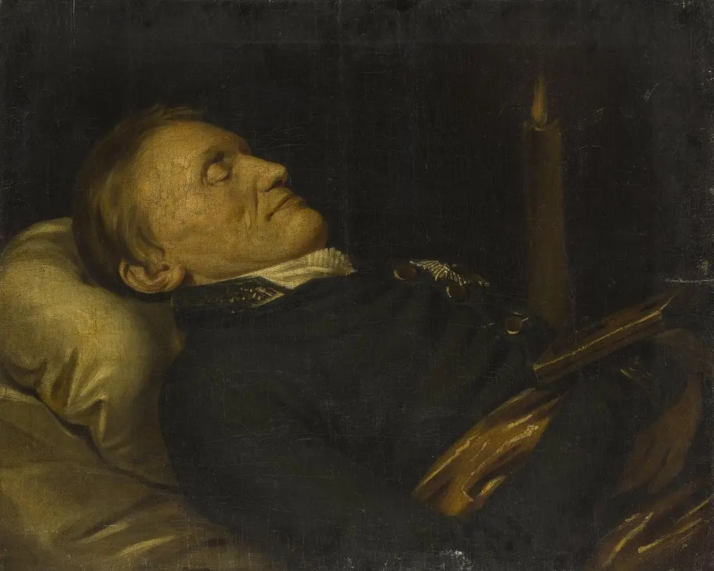 Portrait of Count Alexander Stroganov on His Death-Bed, by Unknown