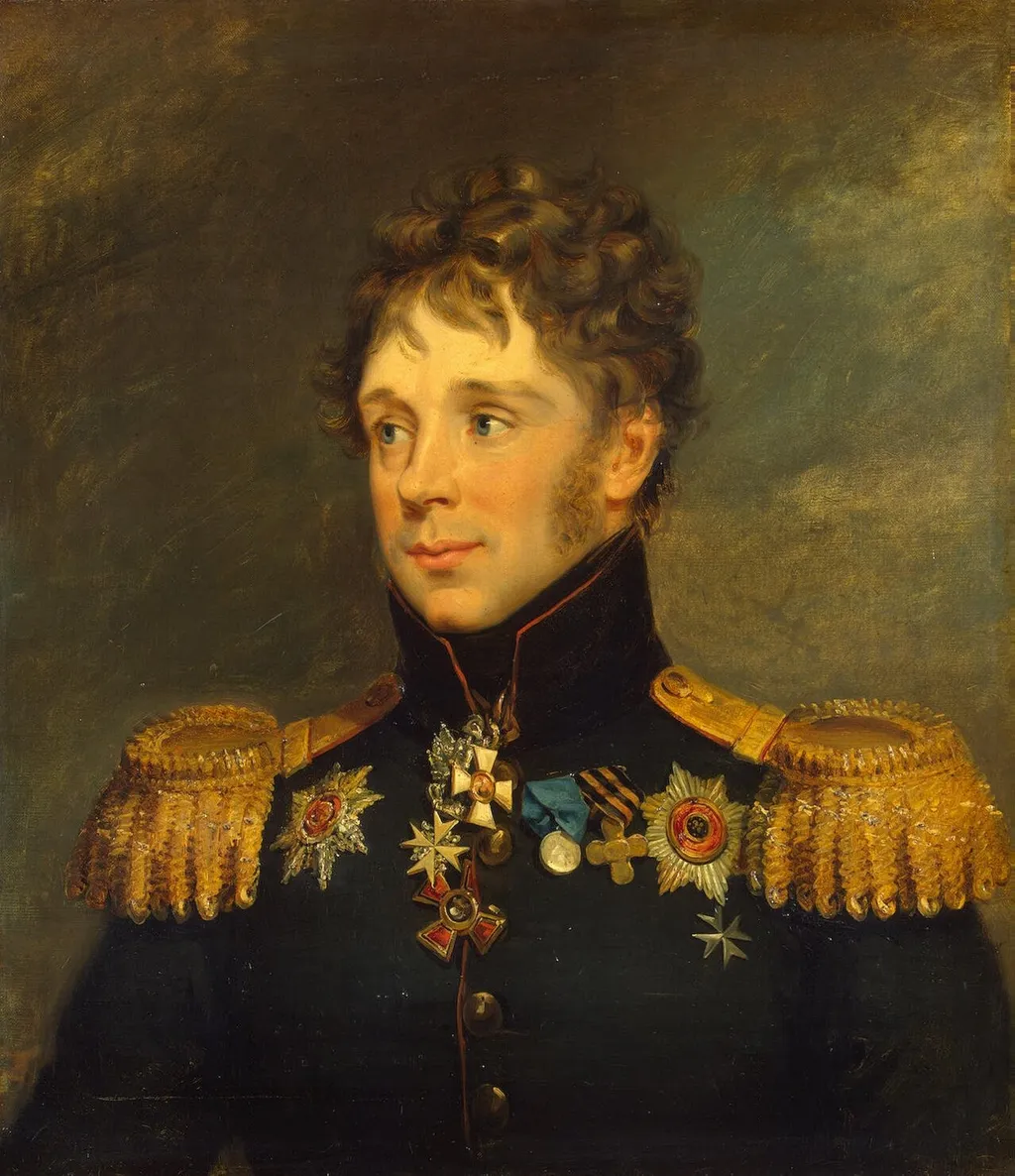 Portrait of Dmitry P. Rezvy (1762-1823), by Unknown, oil, 1822