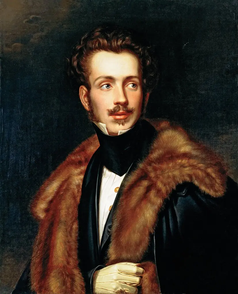 Portrait of Dom Augusto, Duke of Leuchtenberg, by Unknown