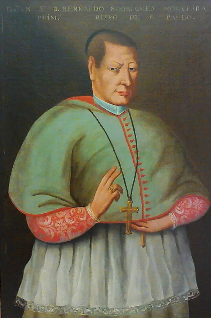 Portrait of Dom Bernardo Rodrigues Nogueira, 1st Bishop of São Paulo, by Unknown