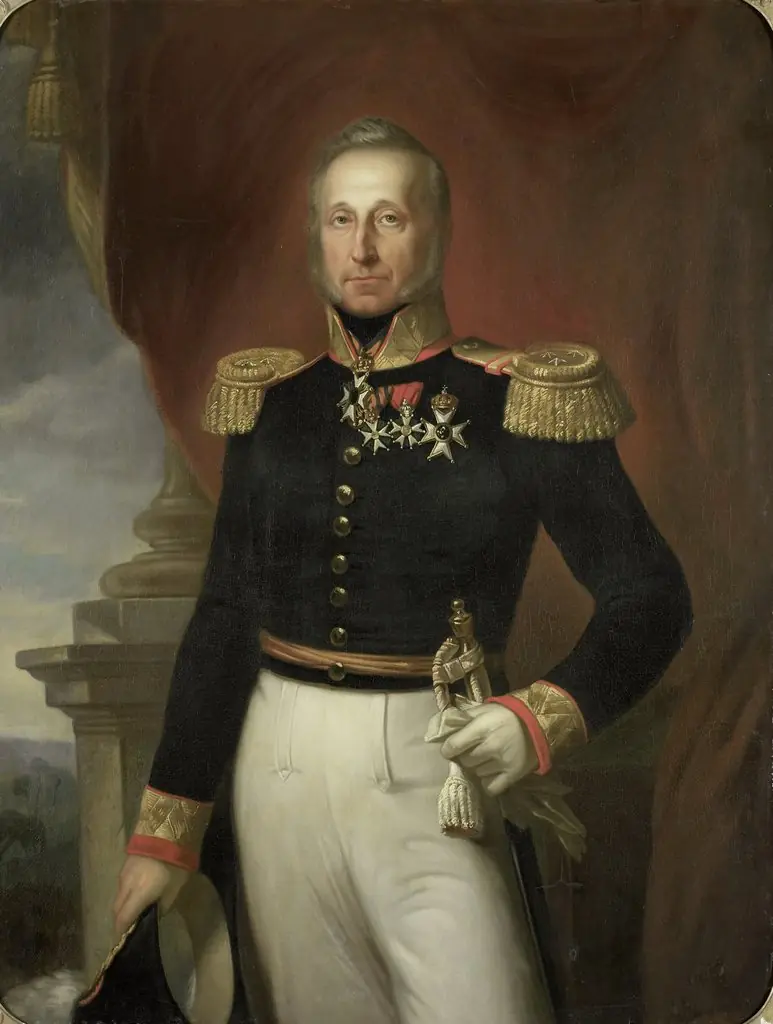Portrait of Dominique Jacques de Eerens, Governor-General of the Dutch East Indies, by Unknown