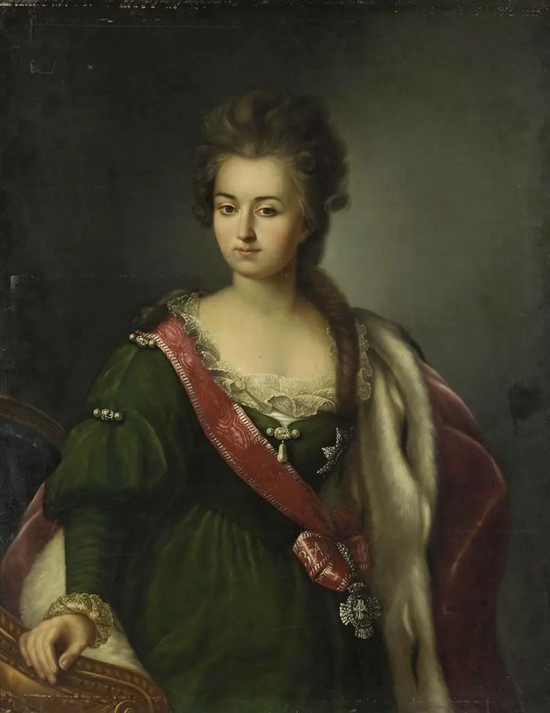 Portrait of E. Biron (nee Princess Yusupova), by Unknown