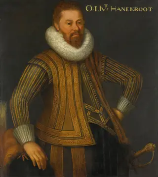 Portrait of Eberhardt Hanekrodt (?-1637), by Unknown, 1615