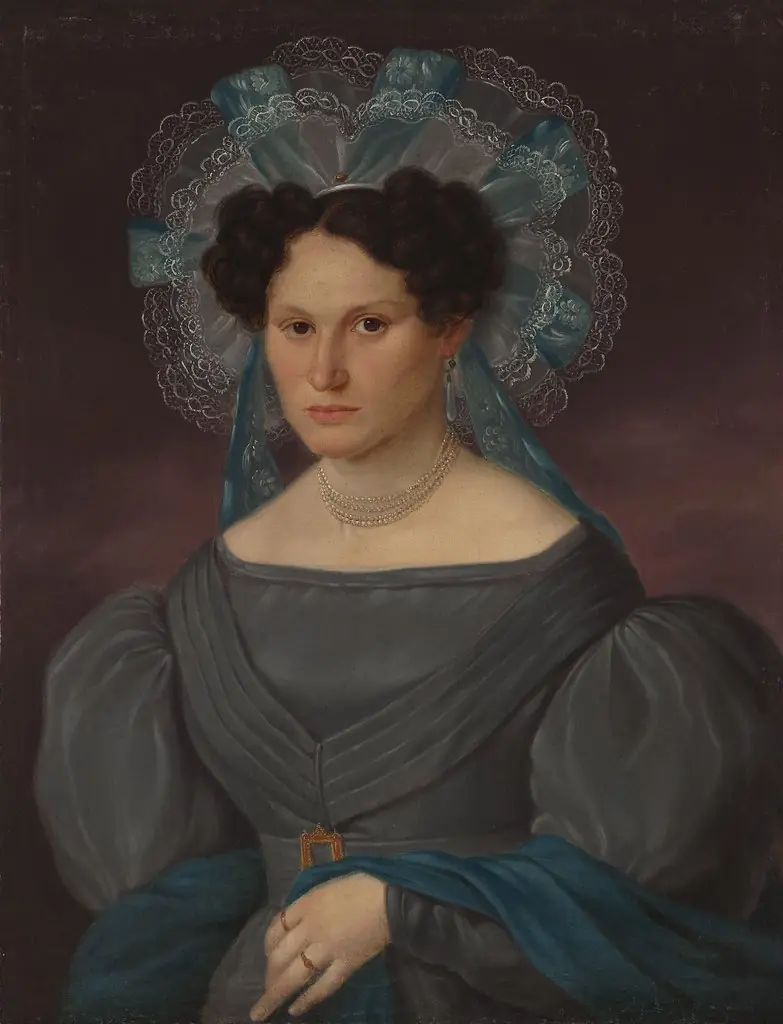 Portrait of Eleonora Gomólińska née Pelletier, by Unknown