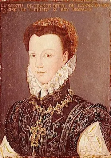 Portrait of Elisabeth of Valois, by Unknown
