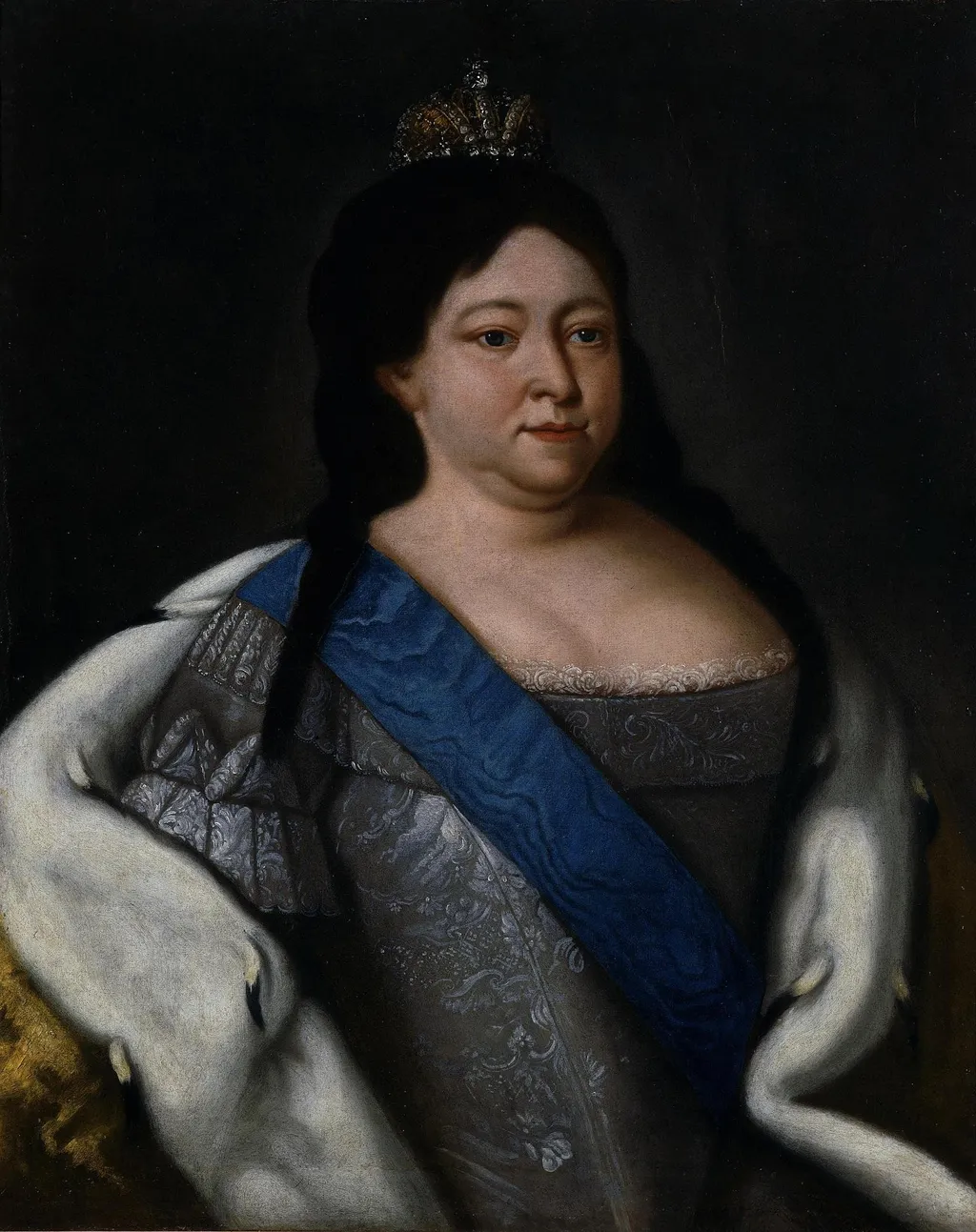 Portrait of Empress Anna Ioannovna, by Unknown, oil, 1800