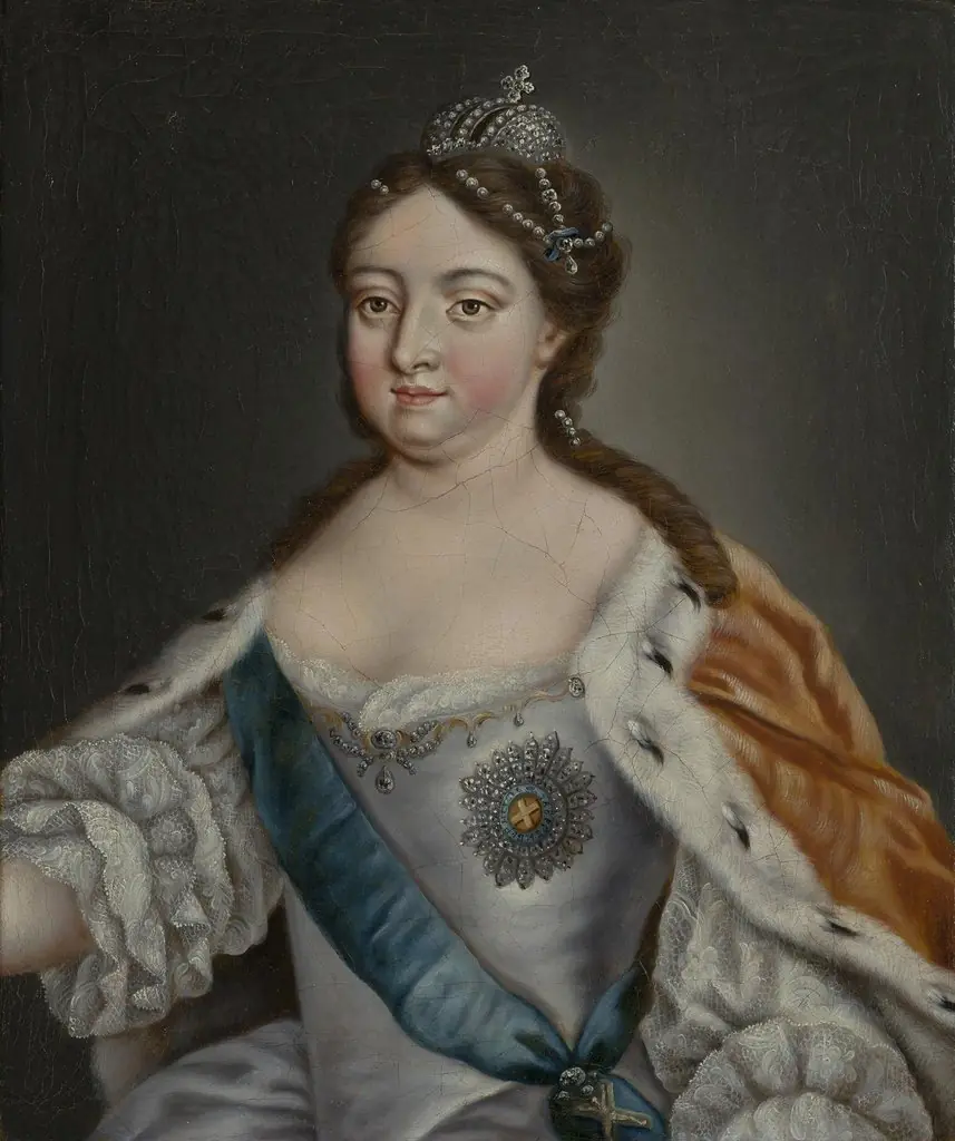 Portrait of Empress Anna Ioannovna, by Unknown, 1768