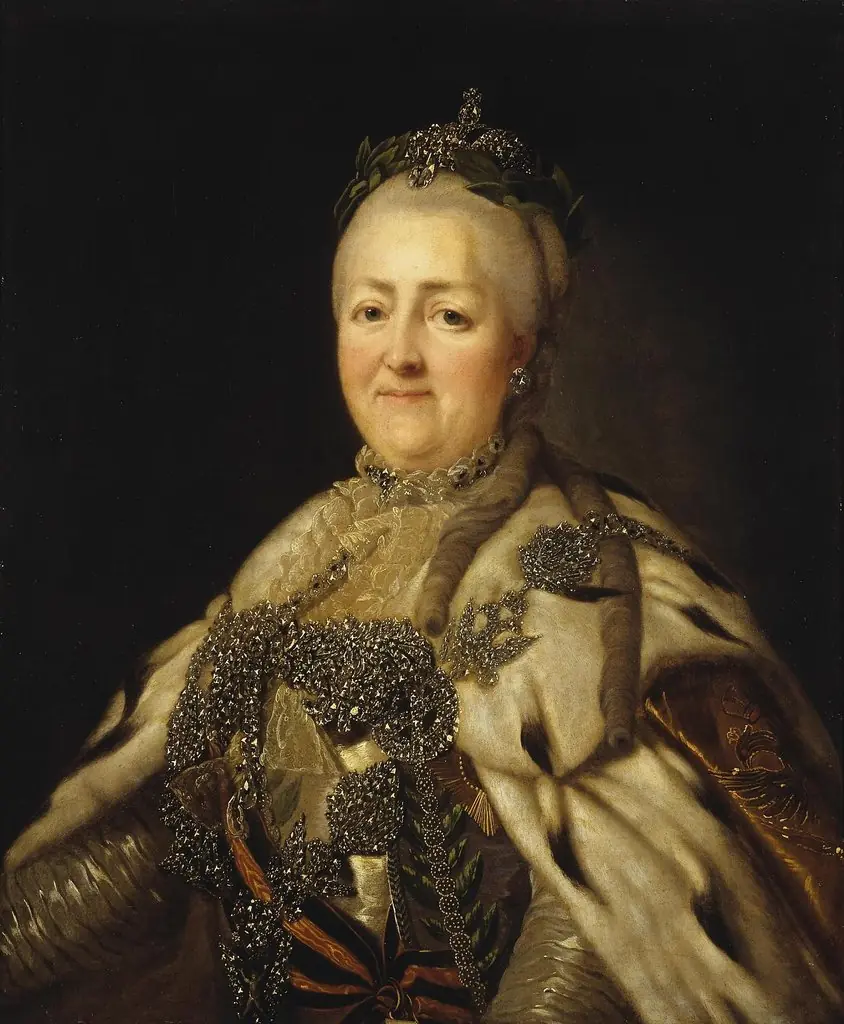 Portrait of Empress Catherine the Great, by Unknown