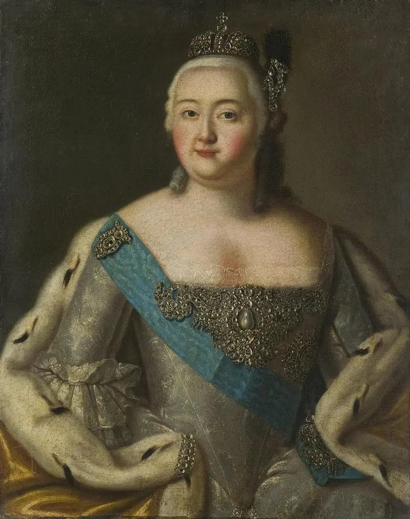 Portrait of Empress Elizabeth Petrovna, by Unknown