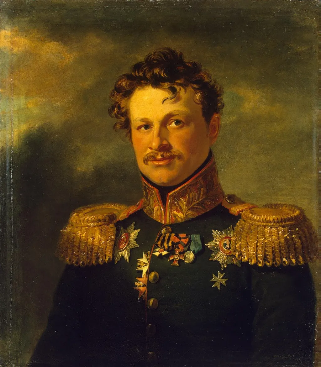 Portrait of Ernest, Prince of Hesse-Philipstal (1771 - after 1836), by Unknown, oil, 1822