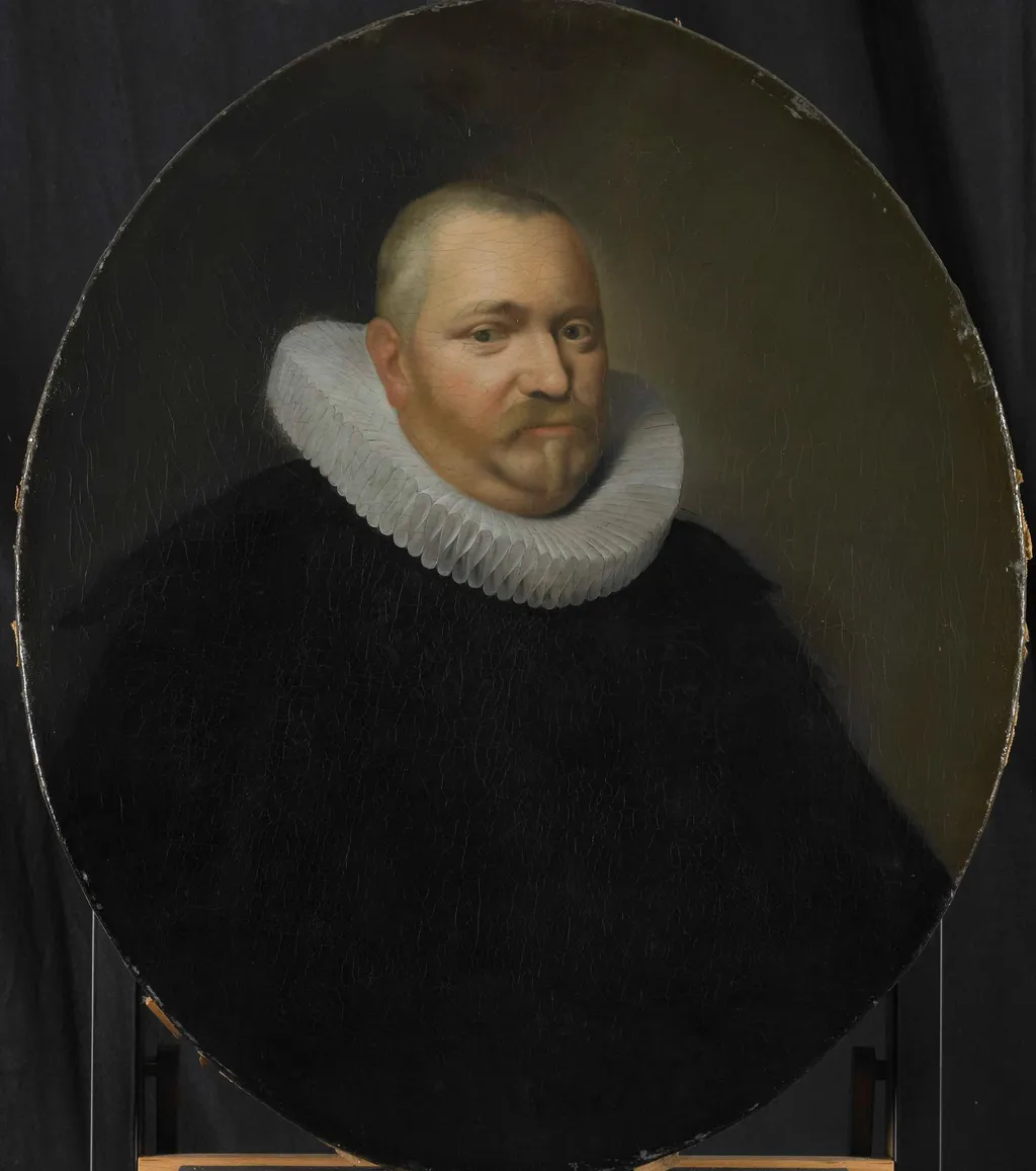 Portrait of Ewoud Pietersz van der Horst, Director of the Rotterdam Chamber of the Dutch East India Company, elected 1618, by Unknown, unspecified, 1708