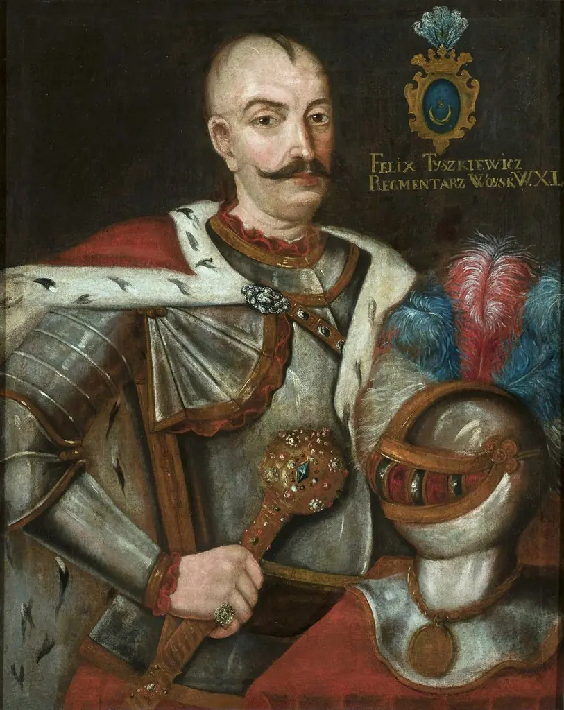 Portrait of Felix Tyszkiewicz (?–1649), Leliwa coat of arms, regimentarius (deputy hetman) of the Grand Duchy of Lithuania, by Unknown