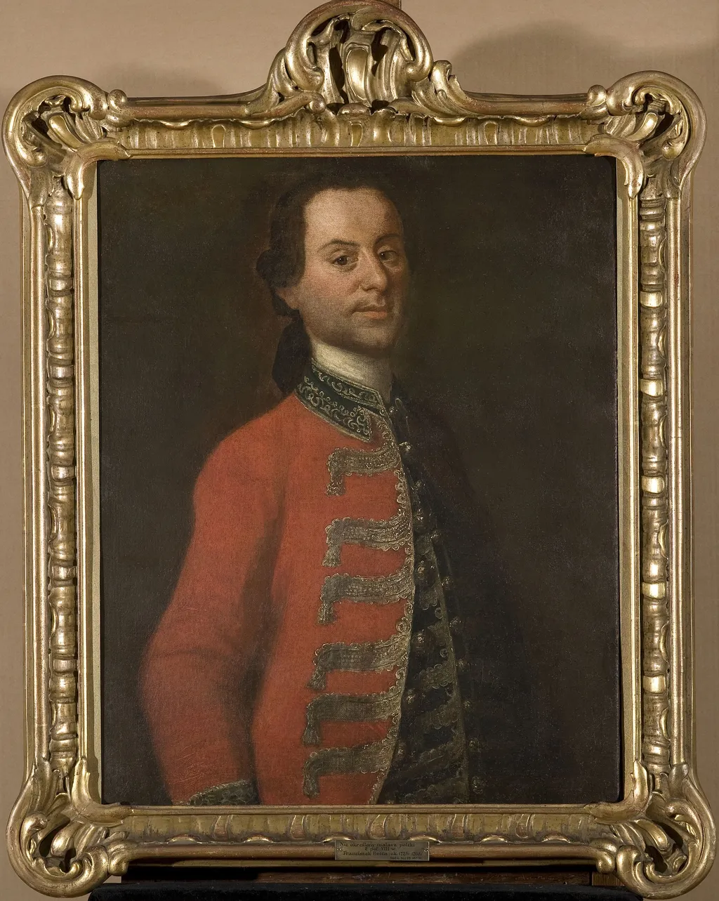 Portrait of Franciszek Botty, captain of Pidhirtsi, by Unknown, oil, 1764