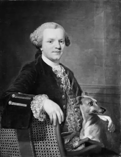 Portrait of Freiherr von Münchhausen, by Unknown