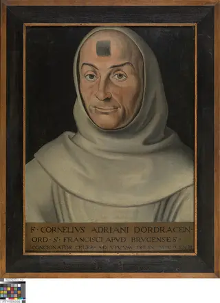 Portrait of Friar Corneille Adriaensz. de Dordrecht, by Unknown, 1573