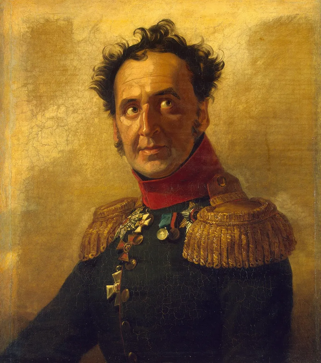 Portrait of Fyodor I. Talyzin (1773-1844) (1st), by Unknown, oil, 1822