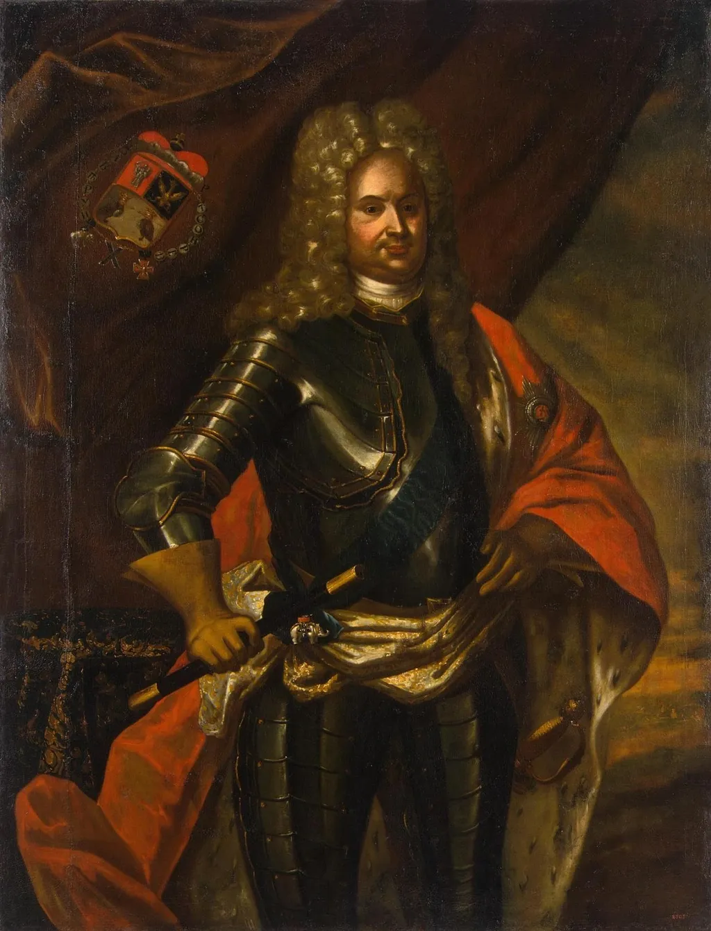 Portrait of General Prince Nikita Repnin, by Unknown, oil, 1724