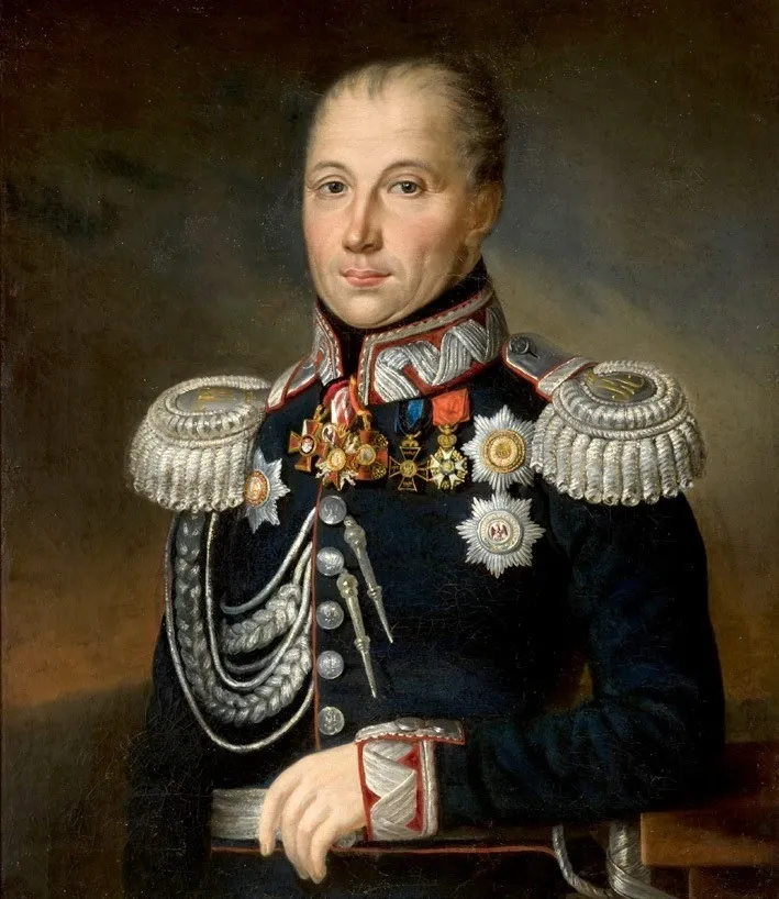 Portrait of General Stanisław Potocki, by Unknown, oil