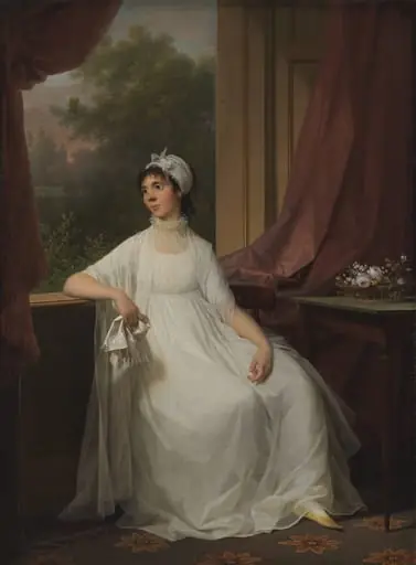 Portrait of Gertrud Hage, née Heitmann, by Unknown