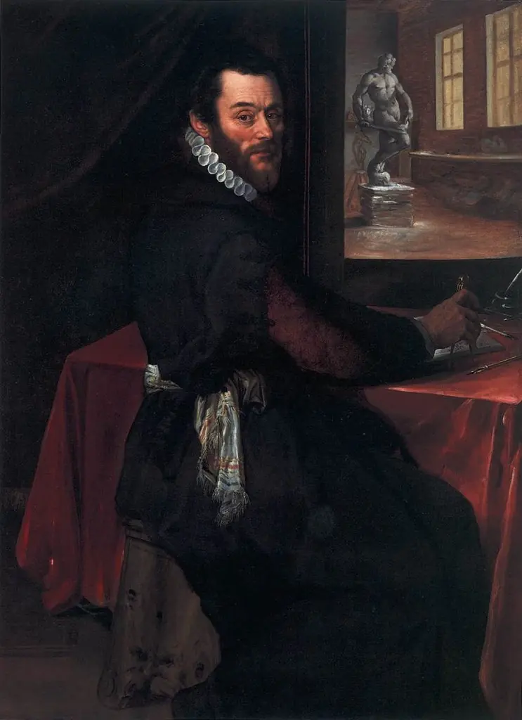 Portrait of Giambologna in his Studio, by Unknown