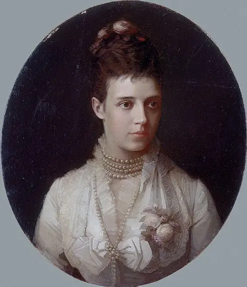 Portrait of Grand Duchess Maria Feodorovna, by Unknown