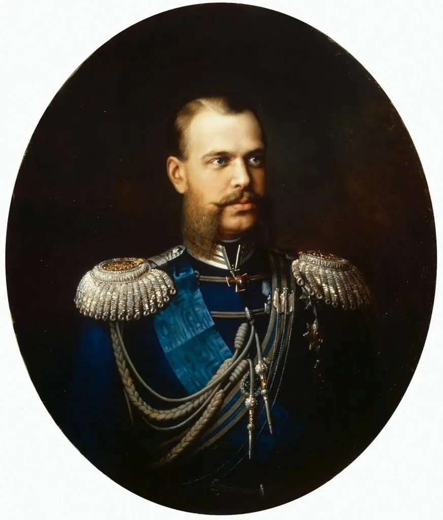 Portrait of Grand Duke Alexander Alexandrovich (1845-1894) (in future, Alexander III, Emperor of Russia), by Unknown