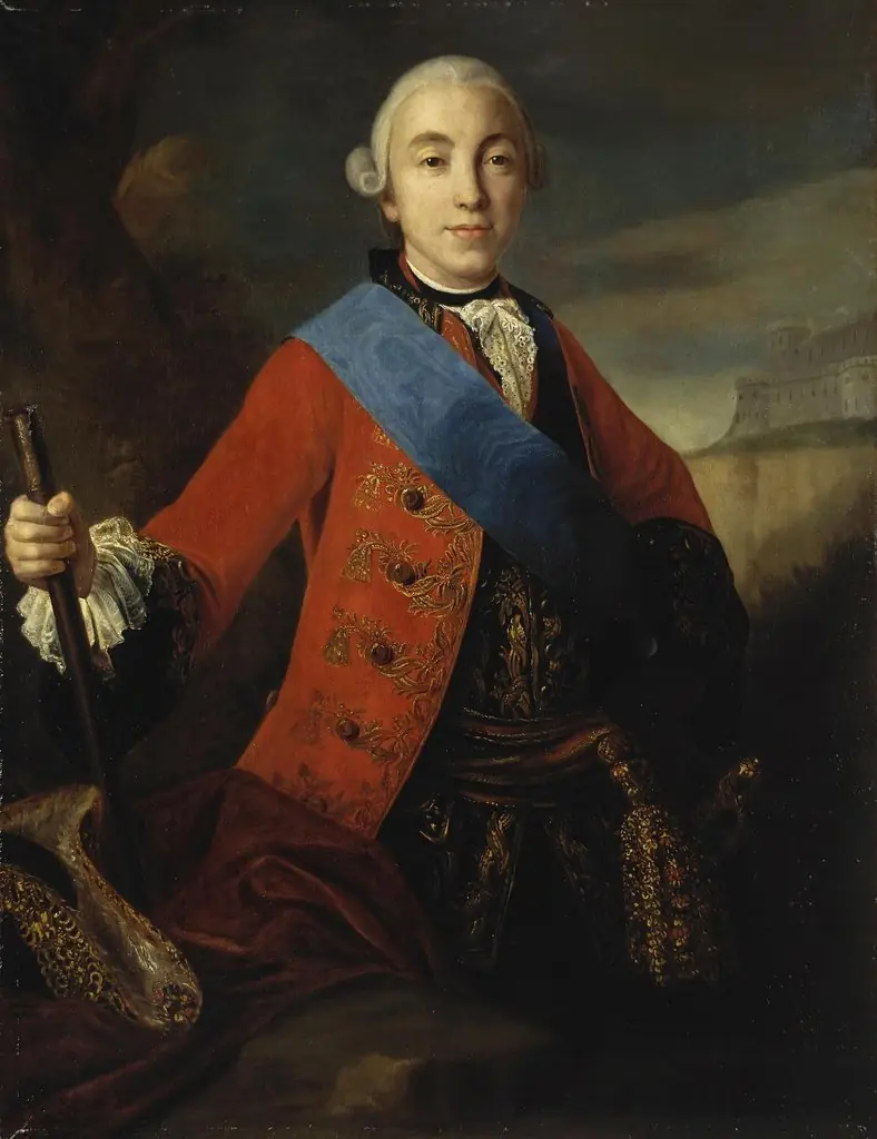 Portrait of Grand Duke Piotr Fiodorovich, by Unknown